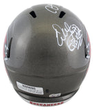 Buccaneers (3) Sapp, Brooks & Lynch Signed 2020 Full Size Speed Rep Helmet BAS