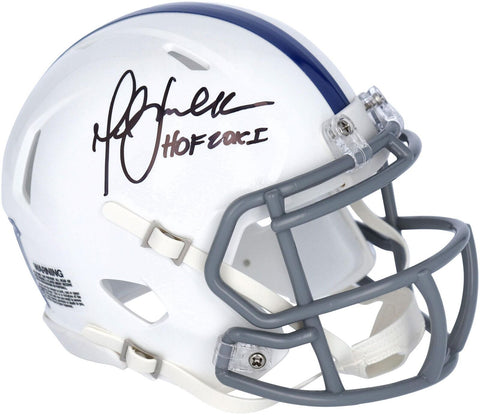 Signed Marshall Faulk Colts Mini Helmet