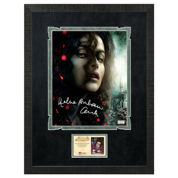 Helena Bonham Carter Autographed Harry Potter Bellatrix 8x10 Framed Photo