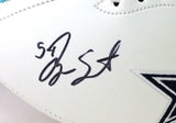 Jaylon Smith Autographed Dallas Cowboys Logo Football w/ AT- Beckett W *Black