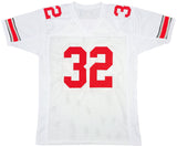 OHIO STATE TREVEYON HENDERSON AUTOGRAPHED SIGNED WHITE JERSEY BECKETT QR 206000