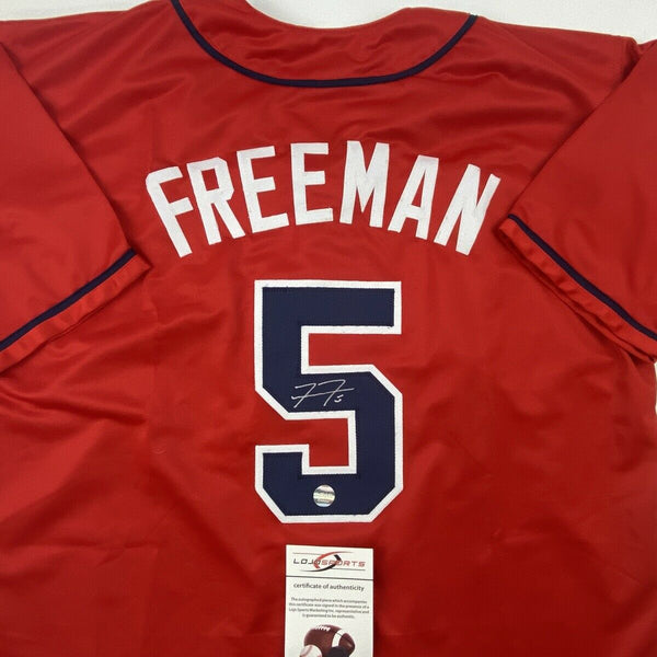 signed freddie freeman jersey