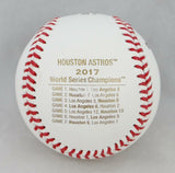 George Springer Autographed World Series Rawlings OML Baseball - Beckett Auth