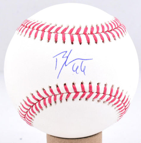 Bryan Abreu Autographed Rawlings OML Baseball - Tristar *Blue