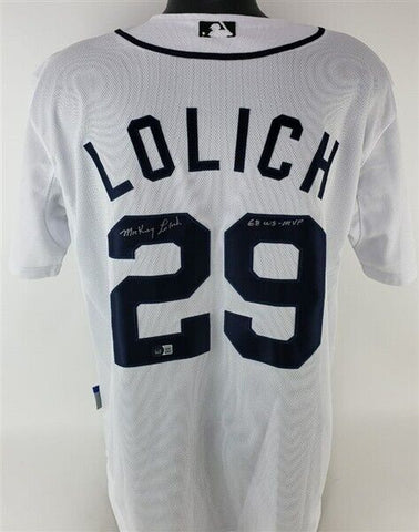Mickey Lolich 68 WS MVP Signed Detroit Tigers Jersey (Beckett) 1968 World Champs