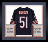 FRMD Dick Butkus Chicago Bears Signed Mitchell & Ness Replica Jersey w/HOF Insc