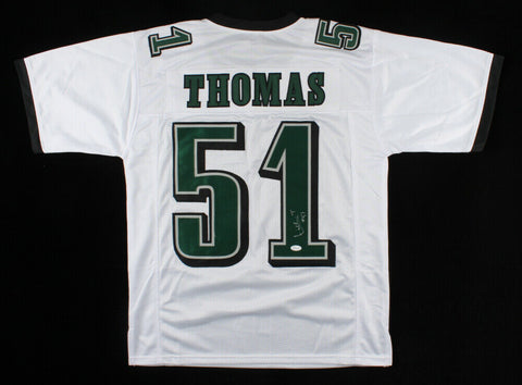 William Thomas Signed Eagles Jersey (JSA COA) Philadelphia 2xPro Bowl Linebacker