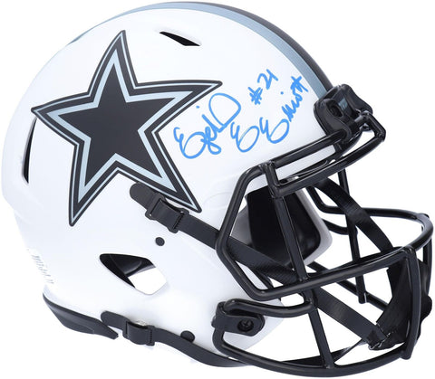 Ezekiel Elliott Cowboys Signed Lunar Eclipse Alternate Auth. Helmet
