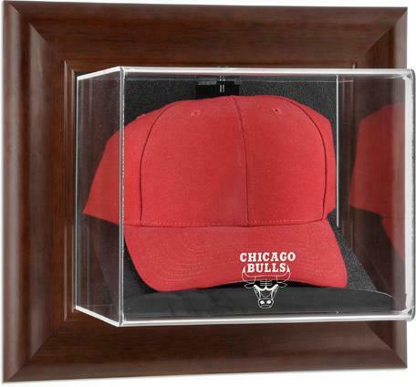 Bulls Team Logo Brown Framed Wall- Cap Case - Fanatics