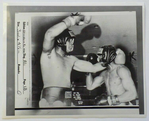 Muhammad Ali 1976 Sparring AP Wire Photo