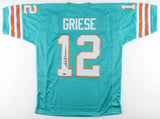 Bob Griese Signed Miami Dolphins Jersey (Schwartz COA) / 2xSuper Bowl Champion
