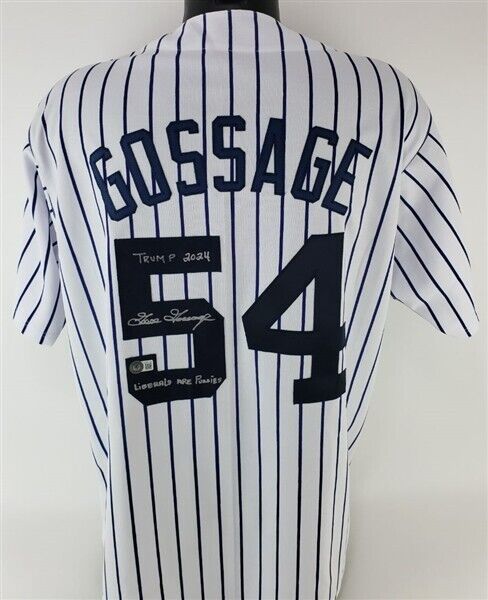 Goose Gossage Signed New York Yankees Jersey 2 Great Inscriptions (Bec –  Super Sports Center