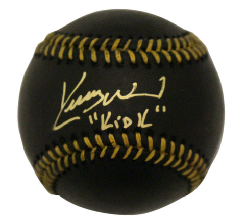 Kerry Wood Autographed Chicago Cubs Black OML Baseball Kid K Beckett 34422