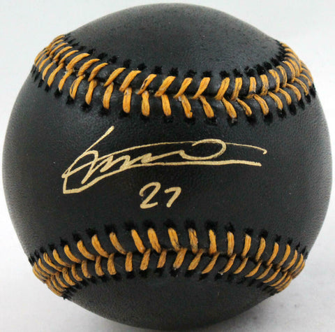 Vladimir Guerrero Jr. Autographed Rawlings OML Black Baseball-Beckett W Auth *Go