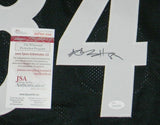 ANTONIO BROWN SIGNED AUTOGRAPHED PITTSBURGH STEELERS #84 BLACK JERSEY JSA
