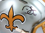 Darren Sproles Autographed New Orleans Saints Flash Speed Mini Helmet-BAW Holo