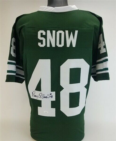 Percy Snow Signed Michigan State Spartans Jersey (JSA COA) Chiefs 1990 1st Rd Pk