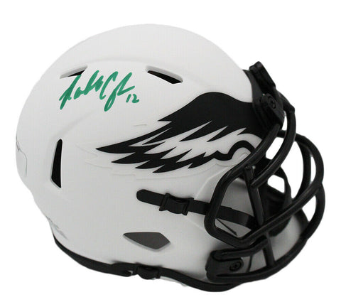 Randall Cunningham Signed Philadelphia Eagle Speed Lunar NFL Mini Helmet