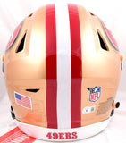 George Kittle Signed 49ers F/S Speed Flex Helmet w/People's TE-Beckett W Holo