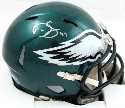 Darren Sproles Autographed Philadelphia Eagles Speed Mini Helmet- Beckett W Holo