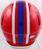 Jim Kelly Signed Bills F/S 87-01 Speed Authentic Helmet -Beckett W Hologram
