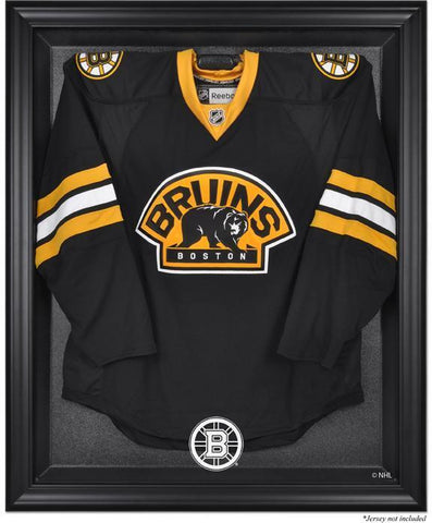 Boston Bruins Black Framed Logo Jersey Display Case Authentic