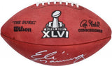 Autographed Eli Manning New York Giants Football Item#84577 COA
