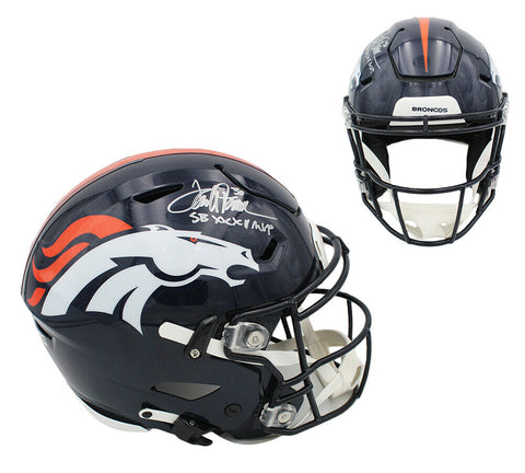 Terrell Davis Signed Denver Broncos Speed Flex Authentic NFL Helmet Inscription