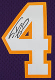 Lakers Shaquille O'Neal Signed Purple M&N 1999-00 HWC Swingman Jersey BAS Wit