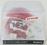 Damien Williams Signed Kansas City Chiefs Speed Mini Helmet (JSA Witness COA)
