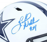 Herschel Walker Dallas Cowboys Signed Flat White Alternate Revolution Rep Helmet
