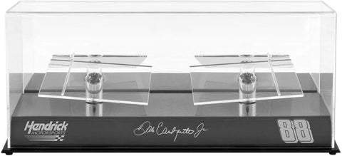 Dale Earnhardt Jr #88 Hendrick Motorsports 2 Car Display Case w/Platforms
