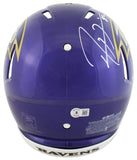 Ravens Ray Lewis & Ed Reed Signed Flash F/S Speed Proline Helmet BAS Wit