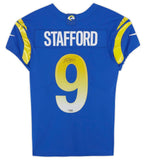 MATTHEW STAFFORD Autographed Los Angeles Rams Blue Nike Elite Jersey FANATICS
