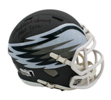 Dick Vermeil Signed Philadelphia Eagles Speed AMP NFL Mini Helmet - HOF 22