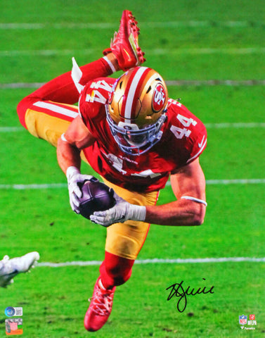 Kyle Juszczyk Signed San Francisco 49ers 16x20 Diving Catch Photo-Beckett W Holo