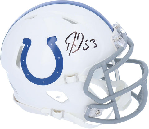 Darius Leonard Indianapolis Colts Signed Riddell Speed Pro Mini Helmet