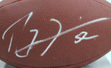 Ray Lewis Autographed Wilson NFL Super Grip Football- Beckett W *Silver