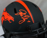 John Elway Autographed Denver Broncos Eclipse Speed Mini Helmet - Beckett W Auth