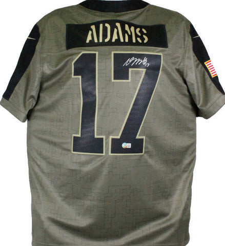 Davante Adams Packers Signed Nike Salute To Service Limited Player JSY-BAW Holo
