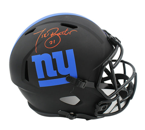 Tiki Barber Signed New York Giants Speed Full Size Eclipse NFL Helmet