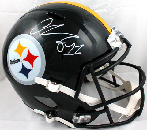 Chase Claypool Signed Pittsburgh Steelers F/S Speed Helmet-Beckett W Hologram