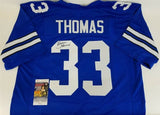 Duane Thomas Signed Dallas Cowboys Throwback Jersey JSA COA Super Bowl VI Champ.