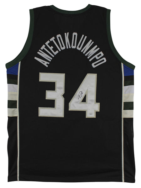Giannis Antetokounmpo Autographed/Signed Milwaukee Bucks Custom Jersey  Beckett