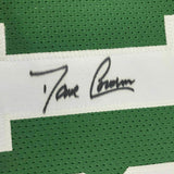 FRAMED Autographed/Signed DAVE COWENS 33x42 Boston Green Jersey PSA/DNA COA Auto