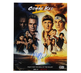 Ralph Macchio Signed Cobra Kai Unframed 11x14 Season 4 with Cast Poster