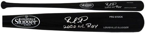 Rafael Furcal Signed Louisville Slugger Pro Stock Black Bat w/2000 ROY -(SS COA)
