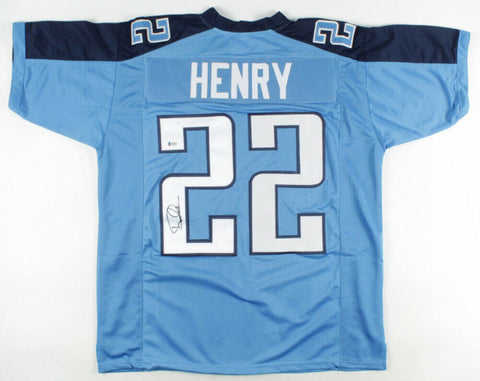 Derrick Henry Signed Tennessee Titans Jersey (Beckett COA) Alabama Star R.B.