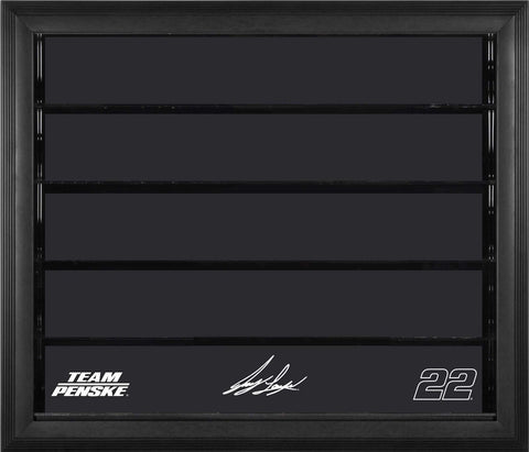Joey Logano #22 Team Penske 10 Car Display Case w/Black Frame
