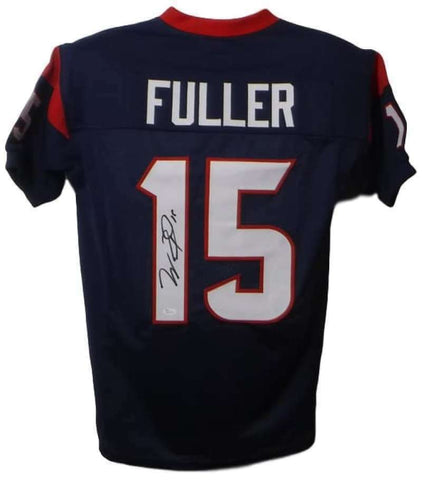 Will Fuller Autographed/Signed Houston Texans Blue XL Jersey JSA 16930